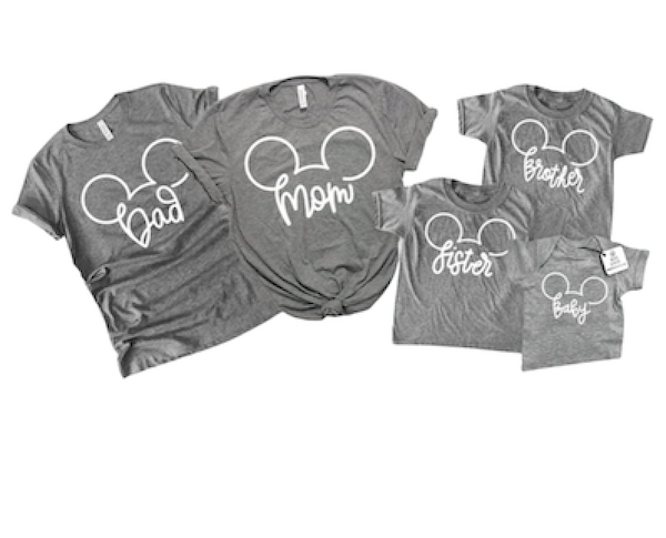 Mickey family shirts on sale