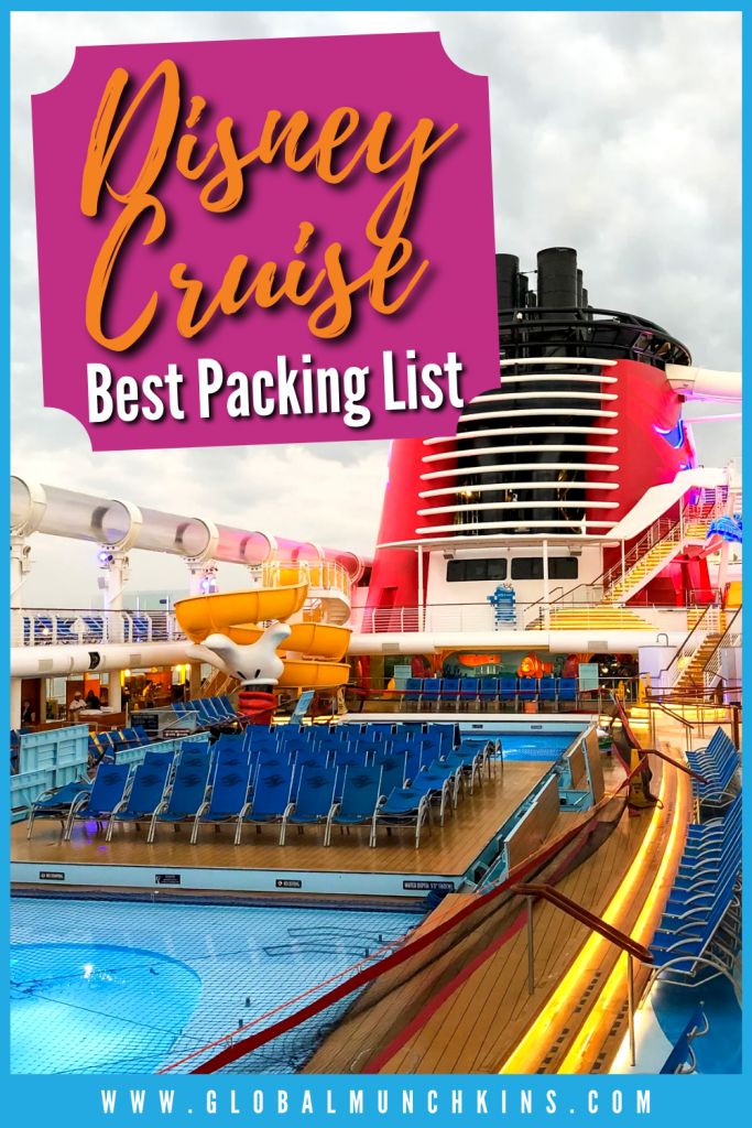 packing list for Disney cruise travel