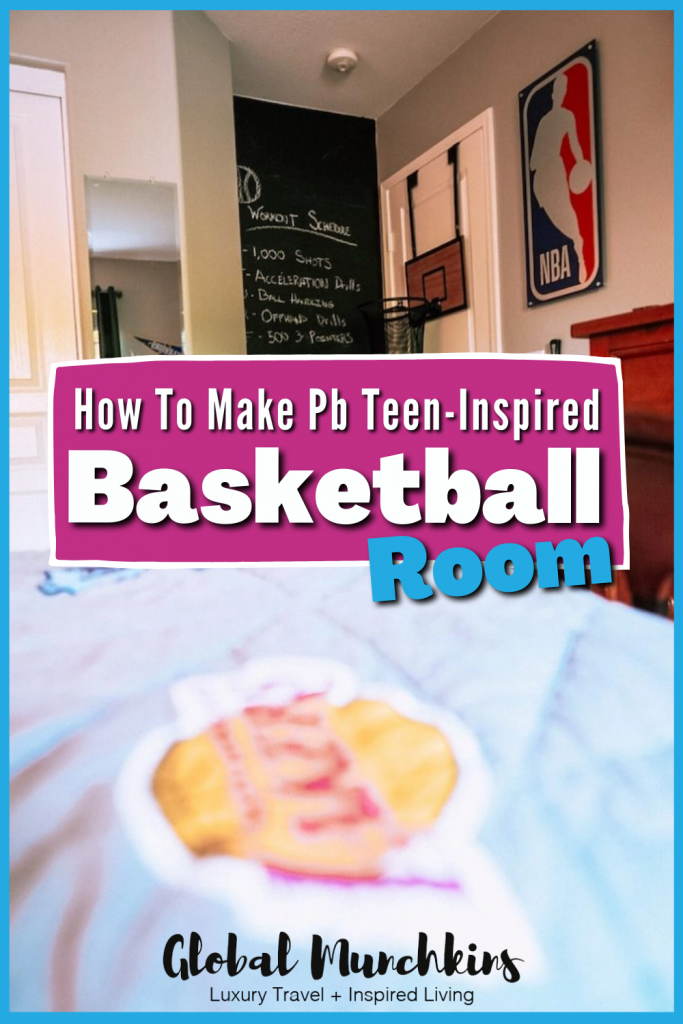 How To Make Pb Teen Inspired Basketball Room Global Munchkins