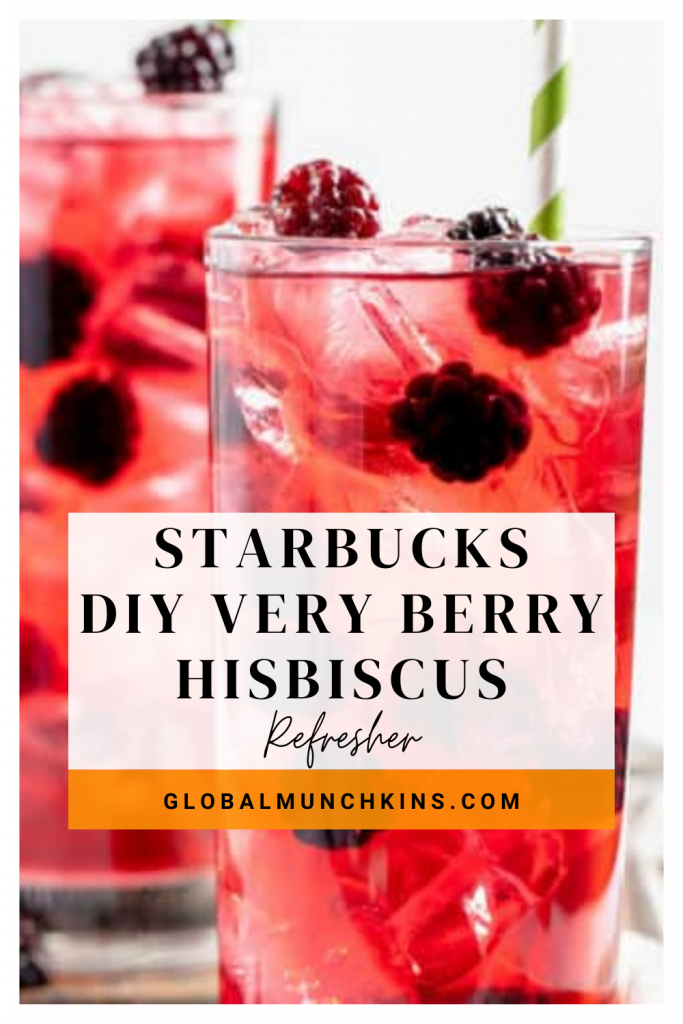 DIY hibiscus refresher