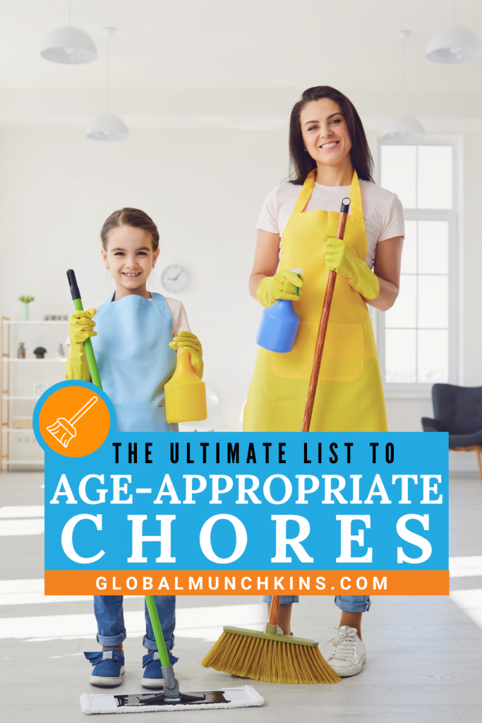 age-appropriate chores for kids