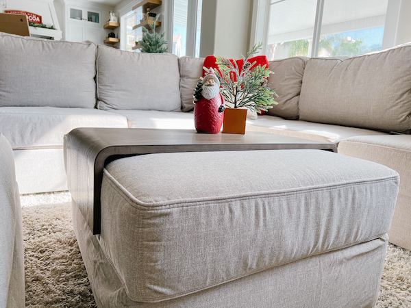 Lovesac store storage ottoman