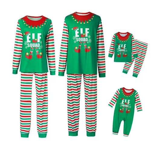 festive elf matching pjs