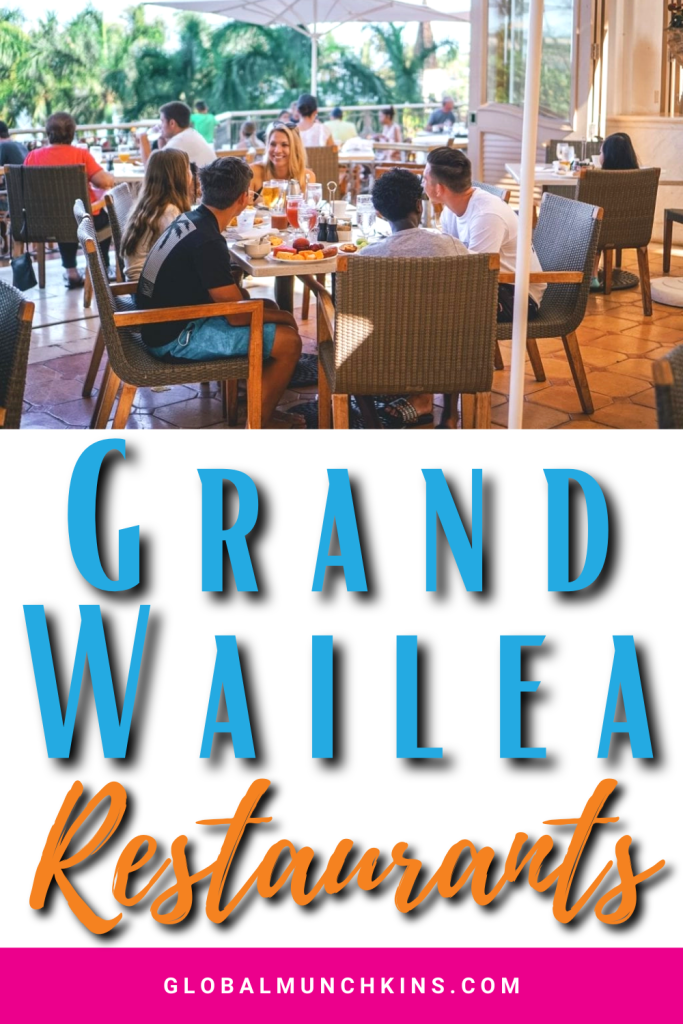 grand wailea restaurant menu