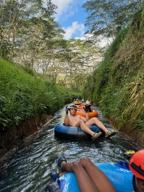 family tubing in kauai