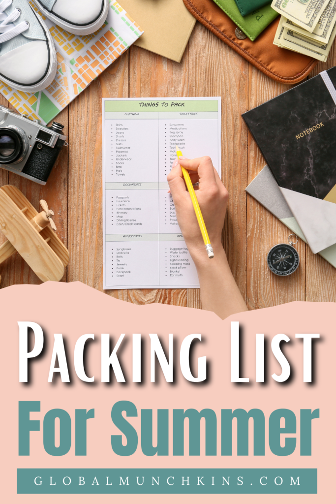 travel packing checklist