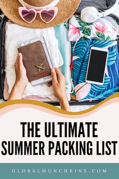 Packing list for summer