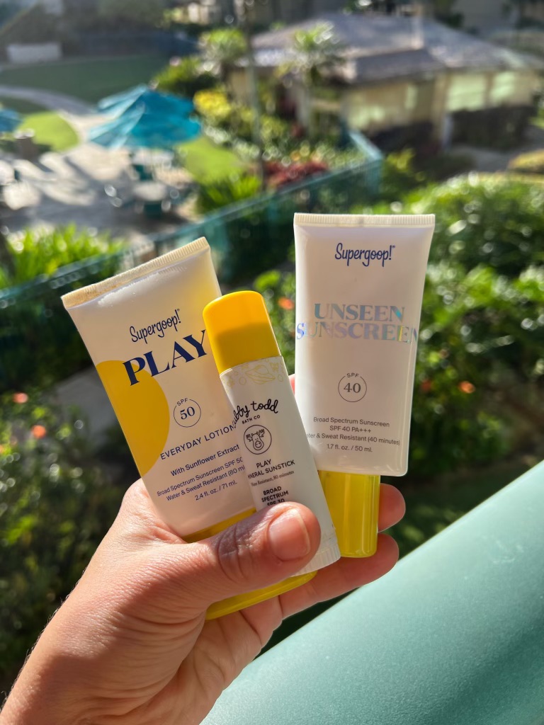 supergoop sunscreen bottles