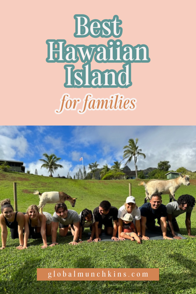 best Hawaiian island for kids - pinterest graphic 