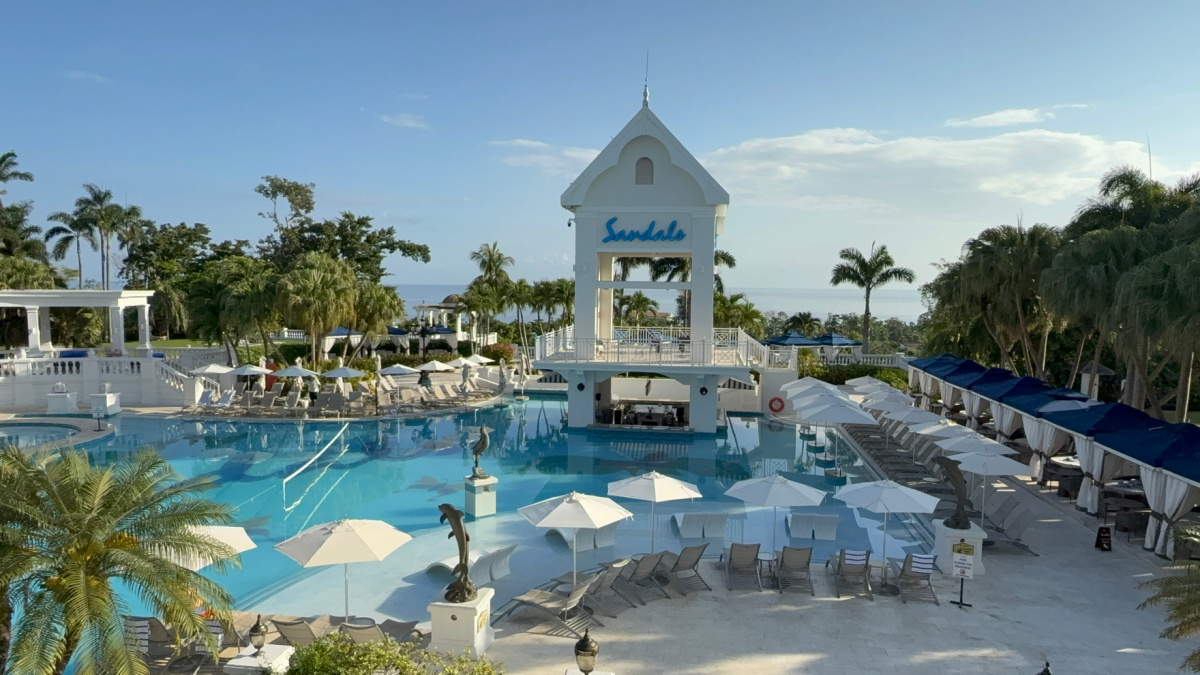Main PoolHillside Sandals Ochi Rios Resort Jamaica