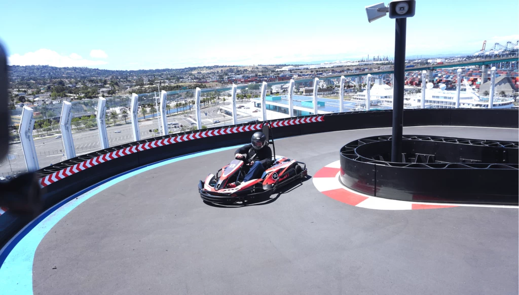 12 Incredible Things You Did NOT KNOW about the Norwegian Bliss + Photos 4 NCL Bliss Go Kart at Sea (1)