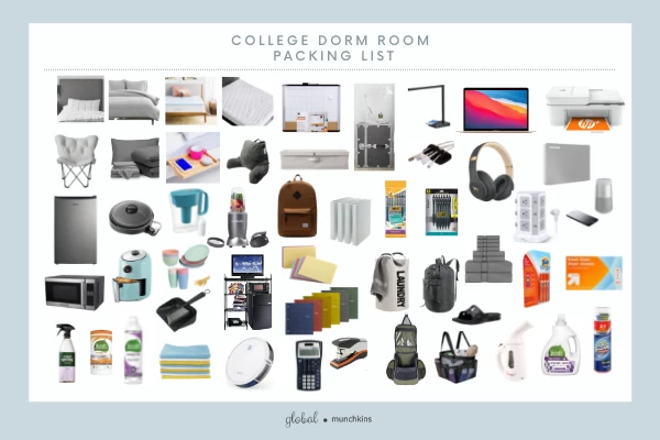The Ultimate College Dorm Checklist 1 1 1