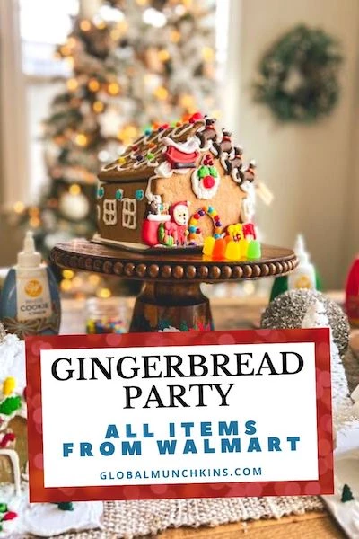 Our Festive Gingerbread Party with Walmart's Holiday Home 19 gingerbread party