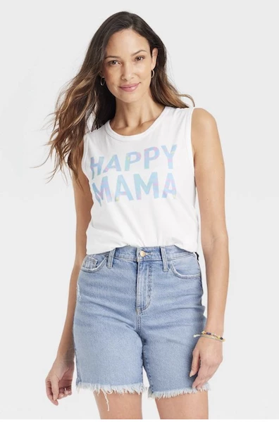 20 Perfect & Unique Gifts for Busy Moms 8 Happy Mama T-shirt